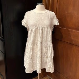 Lanhtropy Linen tan dress